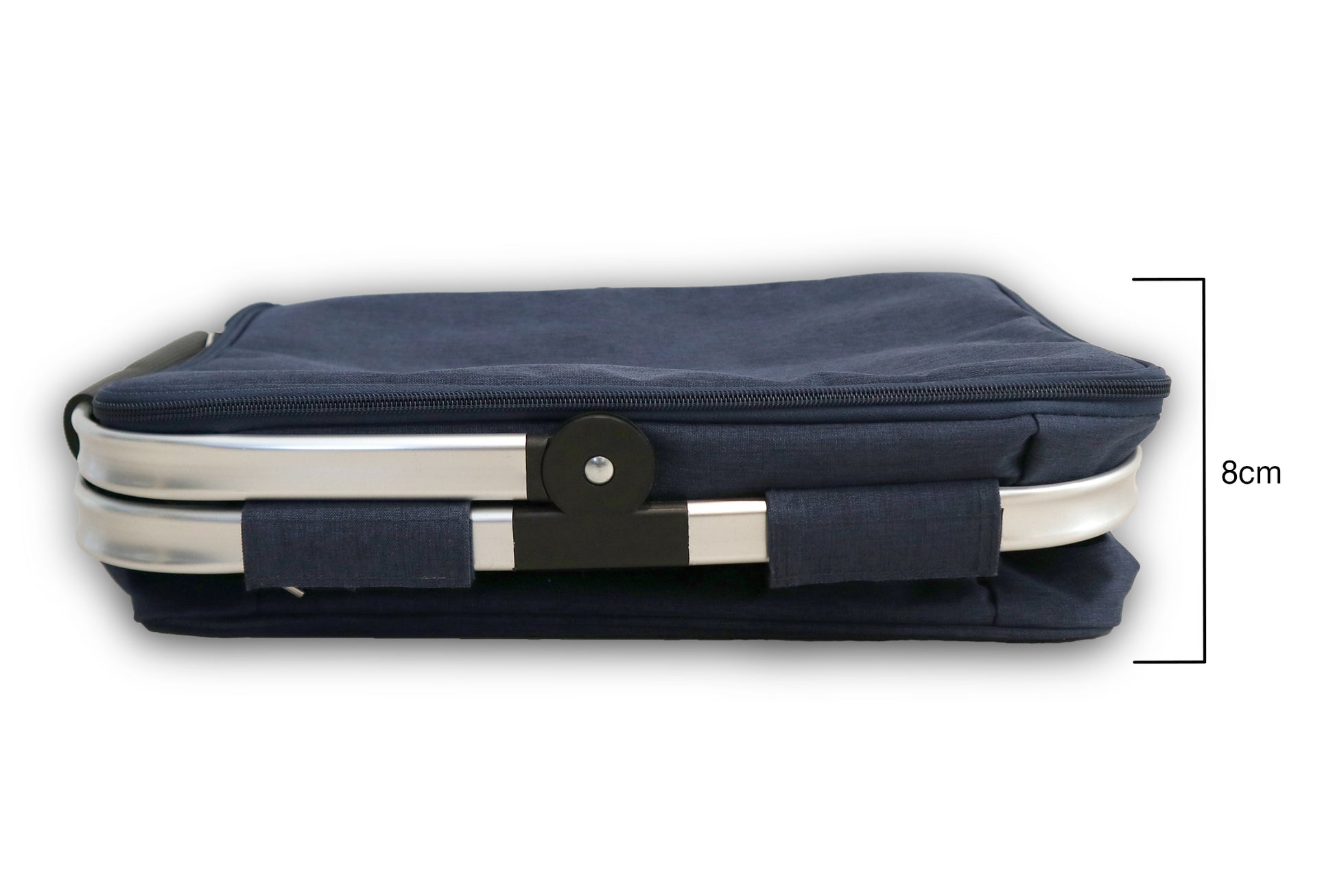 Collapsible Insulated Picnic Basket with Thermal Lining – Perfect for BBQs & Picnics (Blue) image 4