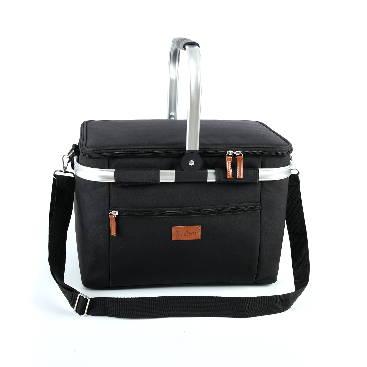 Collapsible Insulated Picnic Basket with Thermal Lining – Perfect for BBQs & Picnics