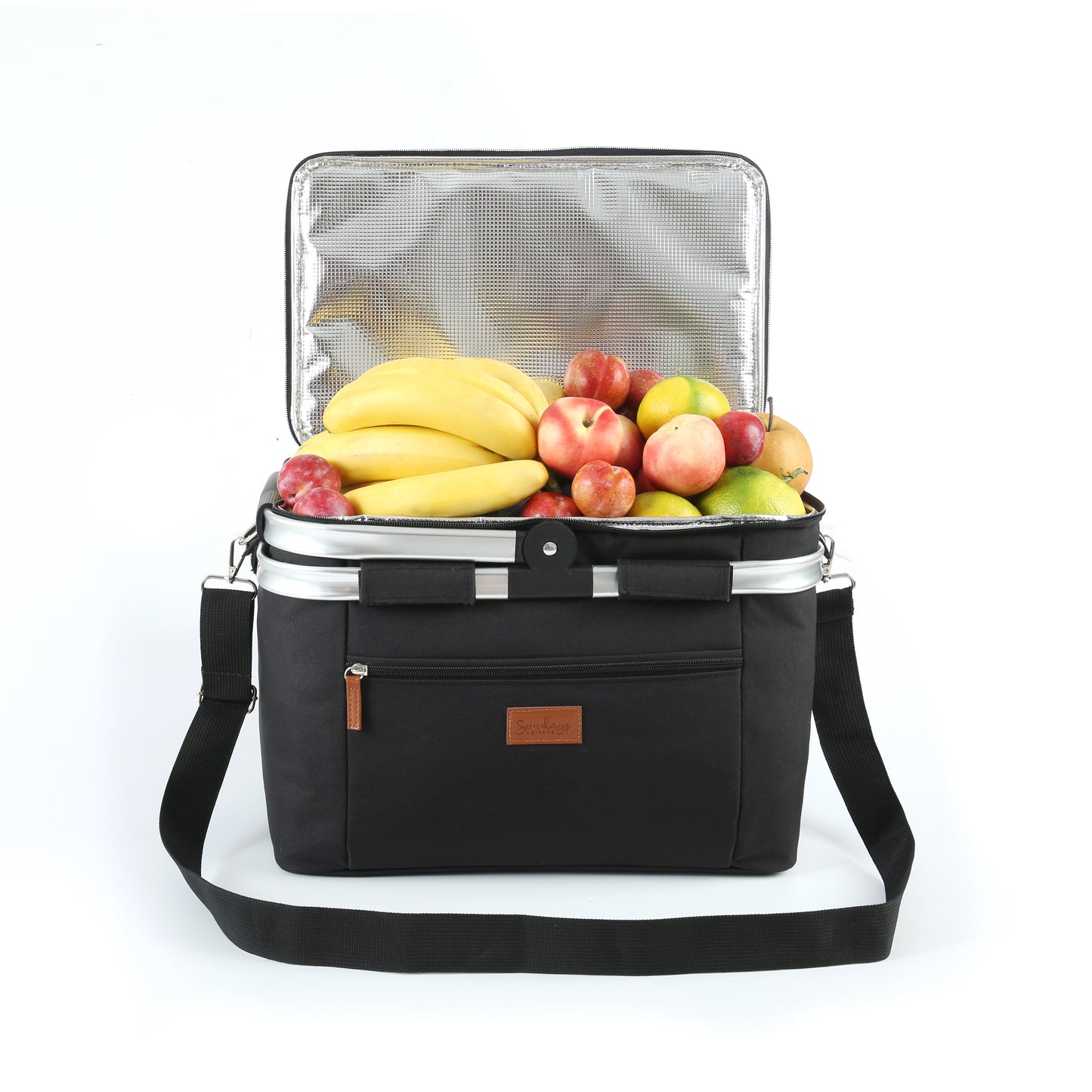 Collapsible Insulated Picnic Basket with Thermal Lining – Perfect for BBQs & Picnics