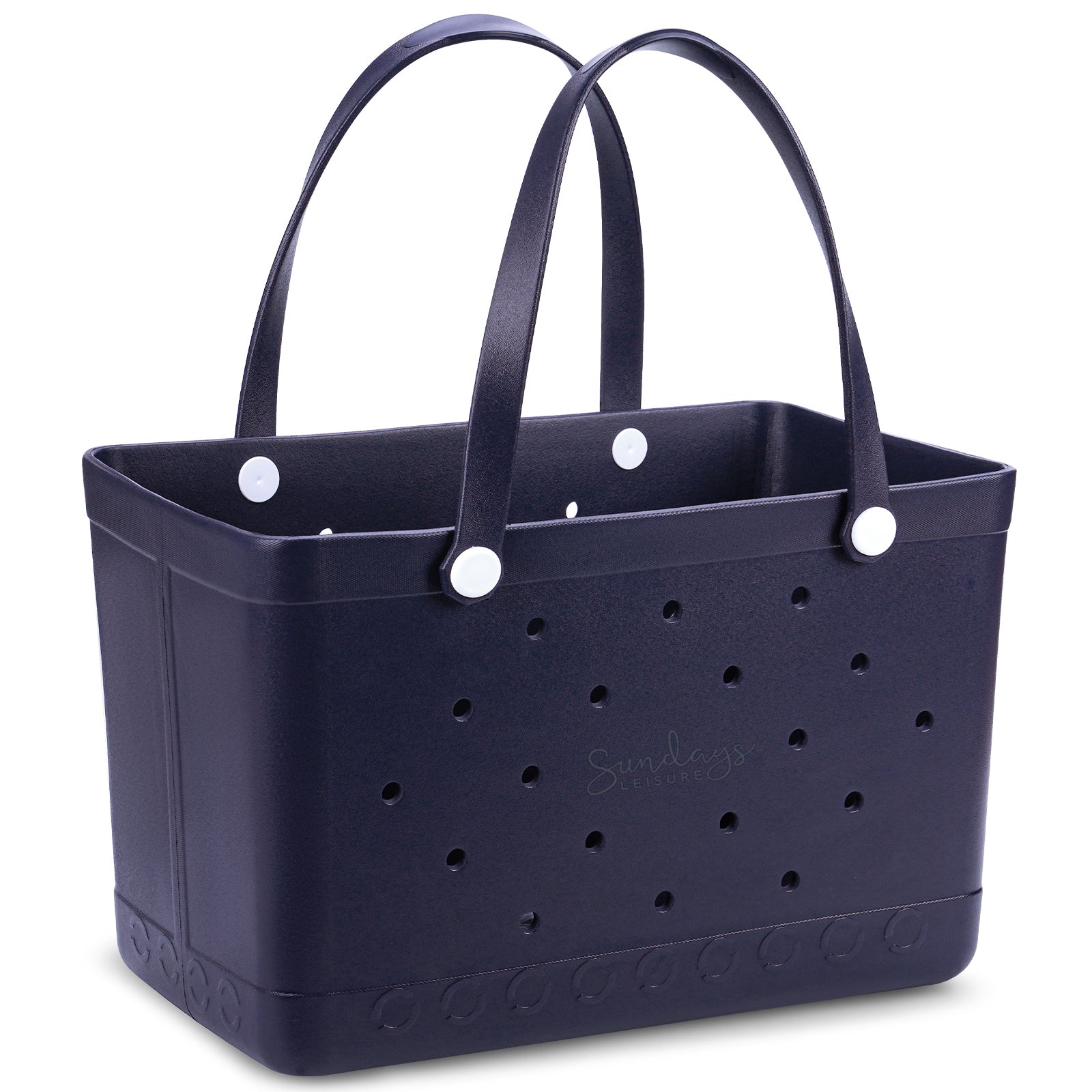 Sunday Crew Bag – XL EVA Rubber Beach Tote – Waterproof, Sand-Free & Family-Ready (Midnight Sky) image 1