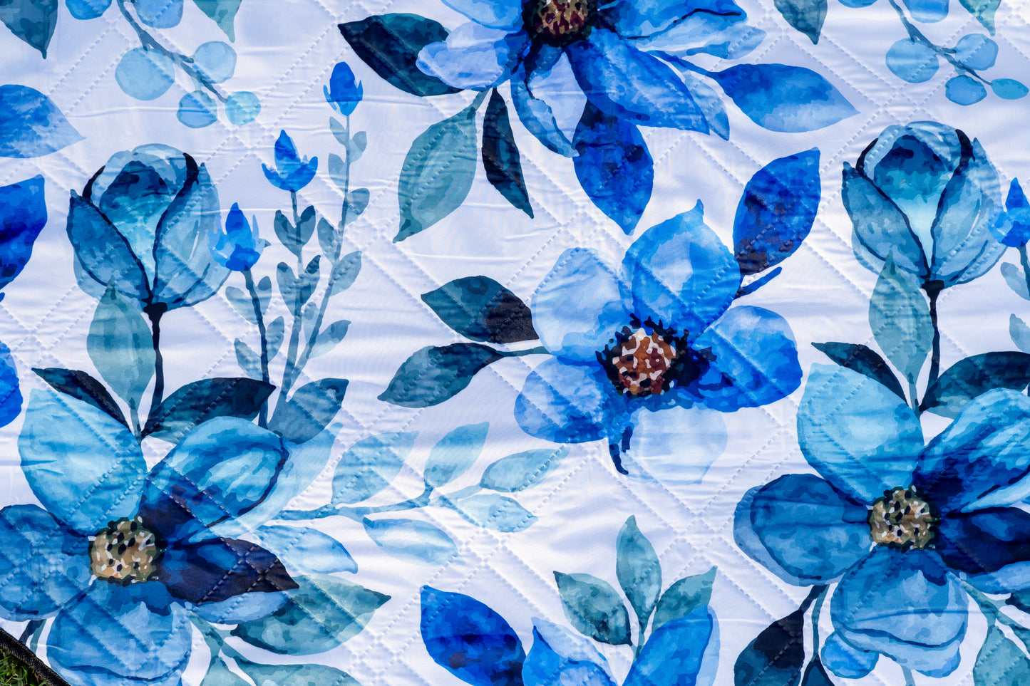 2m Round Picnic Blanket – Waterproof, Sand-Free, Outdoor Family Rug