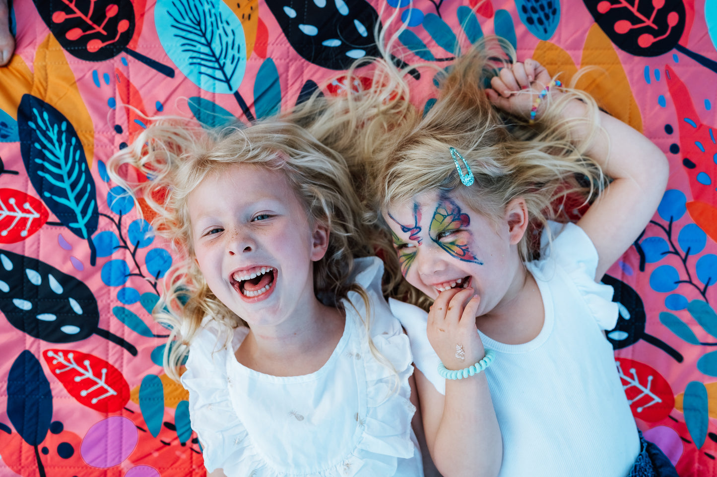 2m Round Picnic Blanket – Waterproof, Sand-Free, Outdoor Family Rug